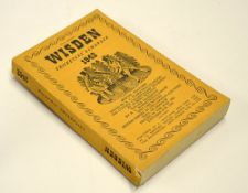 1942 Wisden Cricketers' Almanack (Wartime) - 79th edition (4100 copies) complete with the original