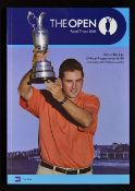 2004 Open Golf Championship programme signed by the winner Todd Hamilton - played at Royal Troon and