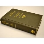 1928 The Lawn Tennis Library - Volume VI signed Davis Cup tennis book - by S Wallace Merrihew titled