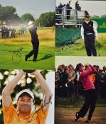 8 USA Ryder Cup players, major winners signed colour press photographs to incl John Daly, Lauren