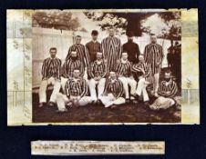 1880 Rare Original Australia First Cricket Tour to England Team Photograph - with players wearing