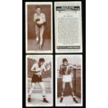 1938 Boxing cigarette cards - full set of WA & A C Churchman "Boxing Personalities" 50/50 to incl