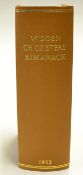 1932 Wisden Cricketers' Almanack - 69th edition complete with the original wrappers, rebound in