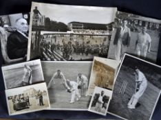 Herbert Sutcliffe - Collection of various cricket photographs from 1932 onwards to incl Surrey v