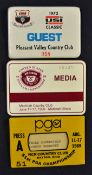 1969 PGA Press Pass holder 11-17 t/w 1972 US Classic 1972 guest pass, 1990 US Open Championship