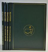 Masters Golf Annuals Tiger Woods collection from 1997 onwards - complete set of 4 annuals for each