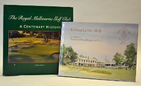 Royal Golf Club histories (2) to incl "The Royal Melbourne Golf Club - A Centenary History" by