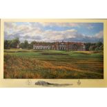 Hartough, Linda - signed "1996 Royal Lytham And St Anne's Golf Club - The 18th Hole" signed