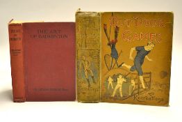 1922 Badminton book by Sir George Thomas titled "The Art of The Badminton" 1st edition 1922 in the