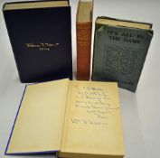 William T Tilden signed tennis book and others - to include signed "My Story - A Champions