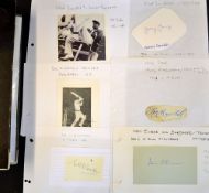 Extensive collection West Indies cricket players autographs from 1939 to date - in a large lever