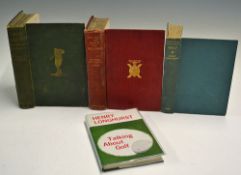 Various golf books (4) to include George W Beldam -"Great Golfers-There Methods at A Glance" 1st