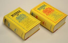 2x Wisden Cricketers' Almanacks 1959 and 1962 - original hardbacks c/w dust jackets, one slightly