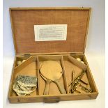 Table Tennis - The Amersham Table Tennis Set in makers original wooden fitted box - makers trade