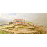 Regester, Eustace "The Golf Club House Hunstanton" early c.20th - signed watercolour - image