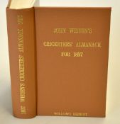 1897 Wisden Cricketers' Almanack - Willows soft back reprint publ'd 1994 in brown gilt cloth