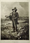 Blacklock, T.B - "The Duffers Caddie" print after the engraving by C.W Faulkner & Co of London -
