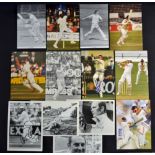 15 various England cricket players signed postcards - mostly issued by either MMR Ltd or J/V Cricket