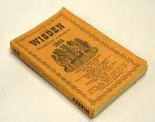 1944 Wisden Cricketers' Almanack (Wartime) - 81st edition (5600 copies) complete with the original