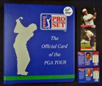 Collection of 1992 PGA Pro Set Trade Cards 'The Official Card of the PGA Tour' includes over 280
