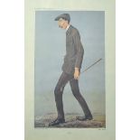 James Braid, original Vanity Fair Supplement Colour Print by Spy titled 'Jimmy' published by Benrose