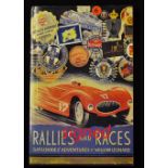 Maurice Maus Gatsonides signed motor racing book - titled Rallies and Races by Wm Leonard publd 1995