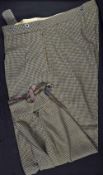 Pair of 'Plus Four' trousers a brown and grey design, one rear pocket, large size, recommend a