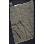 Pair of 'Plus Four' trousers a brown and grey design, one rear pocket, large size, recommend a