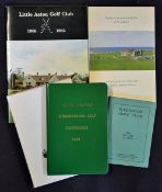 Various golf hand books (4) to incl The Royal and Ancient Golf Club St Andrews Introduction brochure