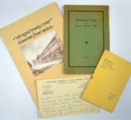 Collection of Wimbledon Cricket and Lawn Tennis Club ephemera from 1937 onwards to incl 1937 Members