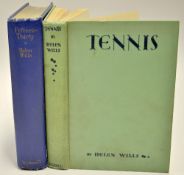 2 tennis books by Helen Wills titled "Tennis" 1st edition 1928 complete with illustrations by the
