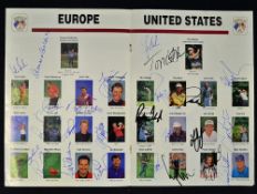 1993 Signed Ryder Cup News magazine extensively signed by both Europe and United States teams to the