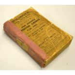 1901 Wisden Cricketers' Almanack - 38th edition with the original paper wrappers, spine rebound with