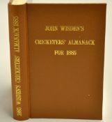 1885 Wisden Cricketers' Almanack - Willows soft back reprint publ'd 1983 in brown gilt cloth