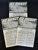 Ice Hockey 3x 1959 Signed Wembley Lions programmes to include v Paisley Pirates signed by Gordie