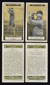 1925 Imperial Tobacco Company of Canada Golf Cigarette Cards 'How To Play Golf', 50/50 in good,