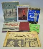 Various Golf Book Selection to include 'Go Golfing in Britain', 'The Frank Reynolds Golf Book, 'A