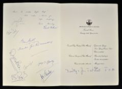 Selection of 1975 Ryder Cup Correspondence before, during and after the selection process from the