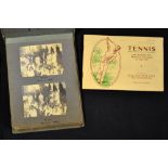 1920's Family and Tennis Photograph album - covering the period from 1921 to 1924 to incl