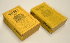 1947 Wisden Cricketers' Almanack - 84th edition, original cloth covers , slight bowing to spine