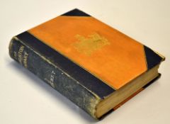 Cricket Book - Badminton Library Series titled "Cricket" 2nd ed.1888 deluxe half leather with