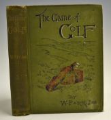 Park, William. Jr. - 'The Game of Golf' second edition 1896 , original decorative pictorial cloth