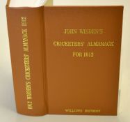 1912 Wisden Cricketers' Almanack - Willows soft back reprint publ'd 2001 in brown gilt cloth