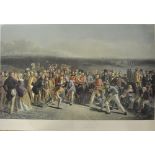 Lees, Charles (after) "The Golfers - A Grand Match Played Over The St Andrews Links 1844" colour
