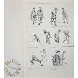 Reynolds, Frank - "The Golf Collection" comprising 10 illustrated prints to incl 3 x coloured c/w