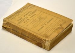 1894 Wisden Cricketers' Almanack - 31st edition-with the original wrappers, some general wear to the