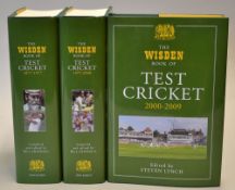 3x Volumes of "The Wisden Book of Test Cricket" - 6th ed published 2010 to incl Vol. I 1877-1977,