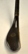 Fine Anderson & Son Princes Street Edinburgh late long nose curved faced long brassie c.1885 with