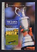 1995 Open Golf Championship programme signed by the winner John Daly - played at St. Andrews July