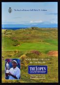 1997 Open Golf Championship programme signed by the winner Justin Leonard - played at Royal Troon